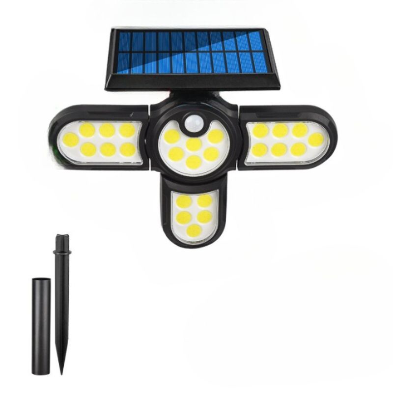 Four Heads LED Outdoor Solar Lamp-LED Solar Fairy Lights