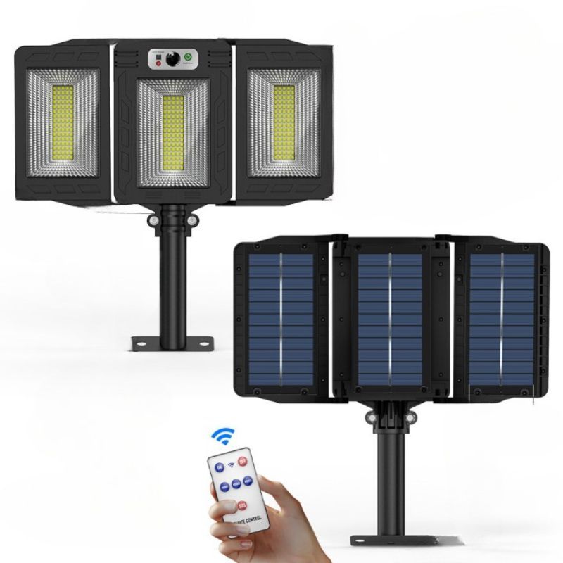 3 Head Motion Sensor Street Light-LED Solar Fairy Lights