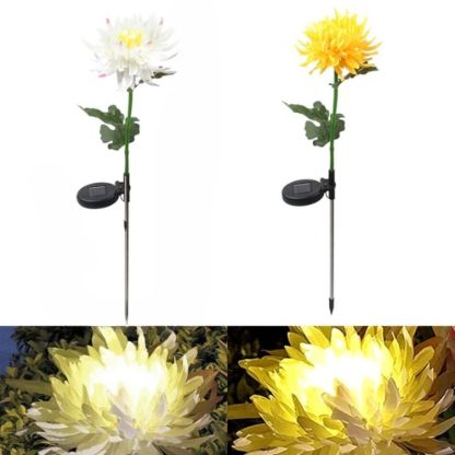 Solar Chrysanthemum Outdoor Decorative Lamp-LED Solar Fairy Lights