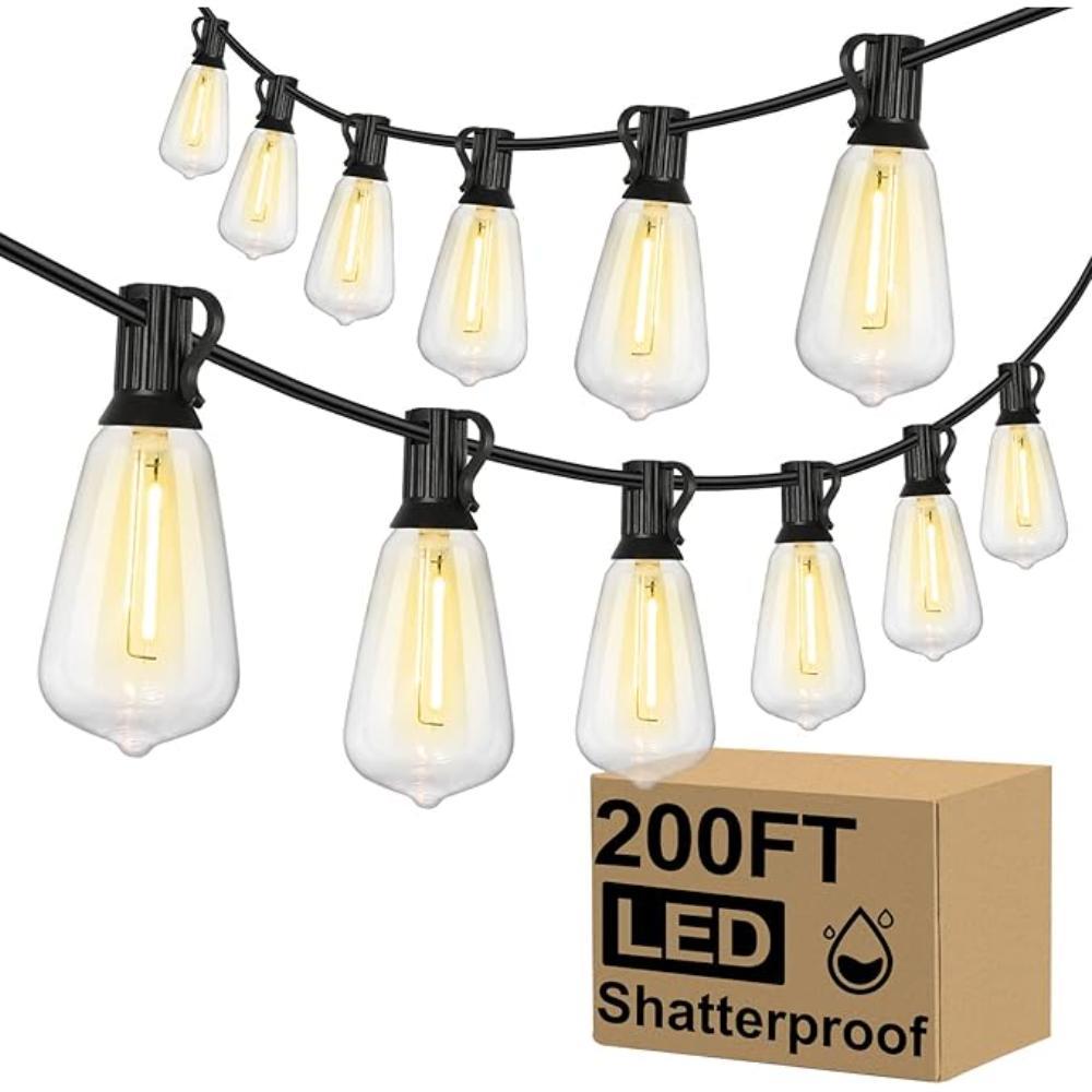 Weatherproof And Shatterproof String Lights For Patio-LED Solar Fairy Lights
