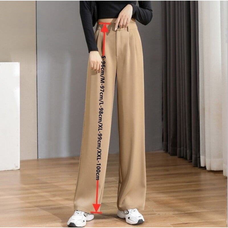Women's Casual Office Wear Straight Pants-Legletic