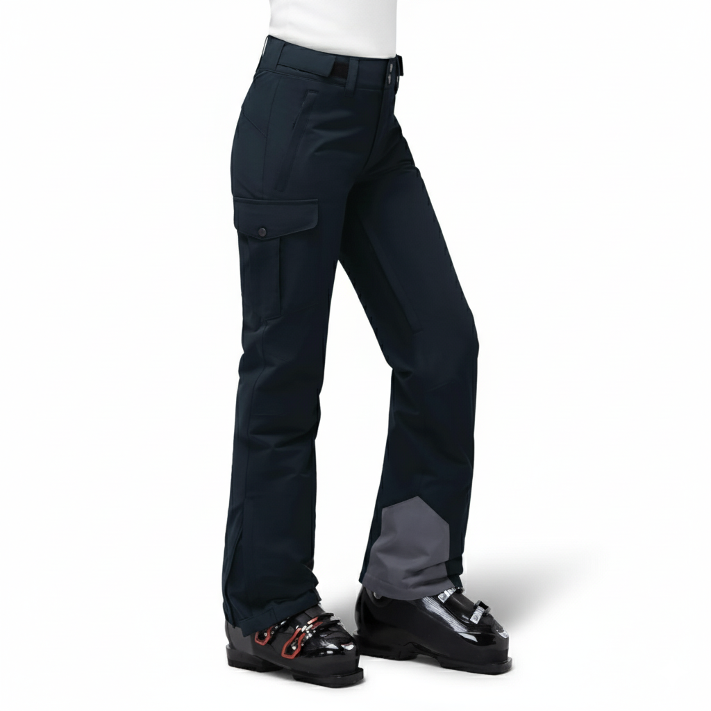 Insulated Waterproof Snowboard Ski Pants With Gaiters