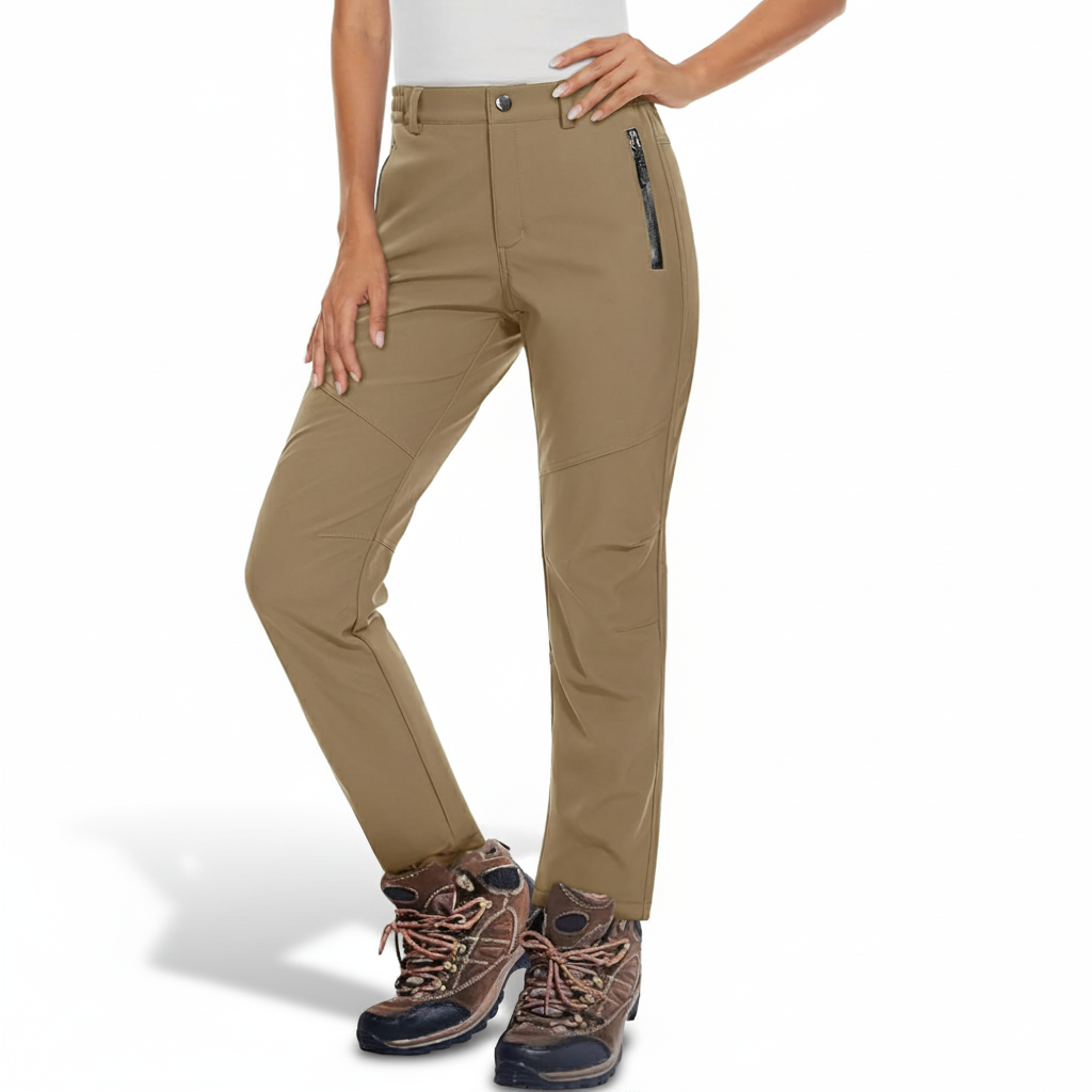 Women Softshell Winter Pants for Hiking and Snow Sports