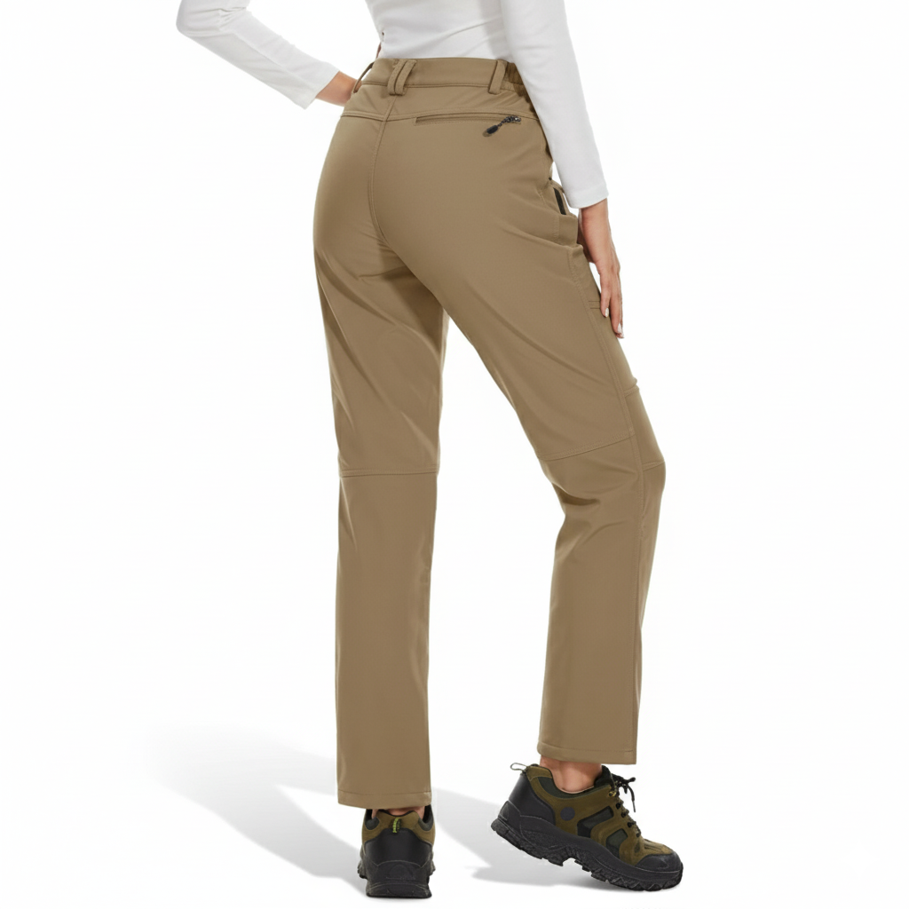Women Softshell Winter Pants for Hiking and Snow Sports