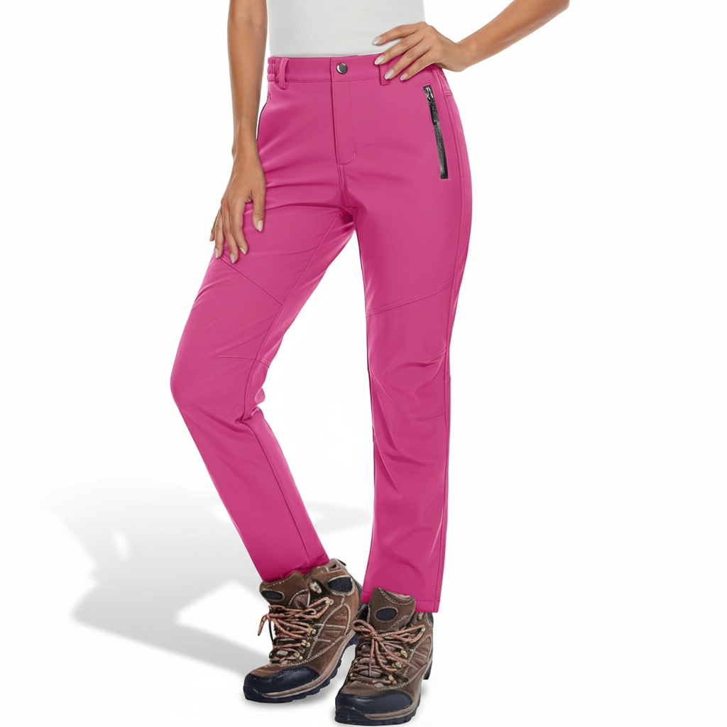 Women Softshell Winter Pants for Hiking and Snow Sports