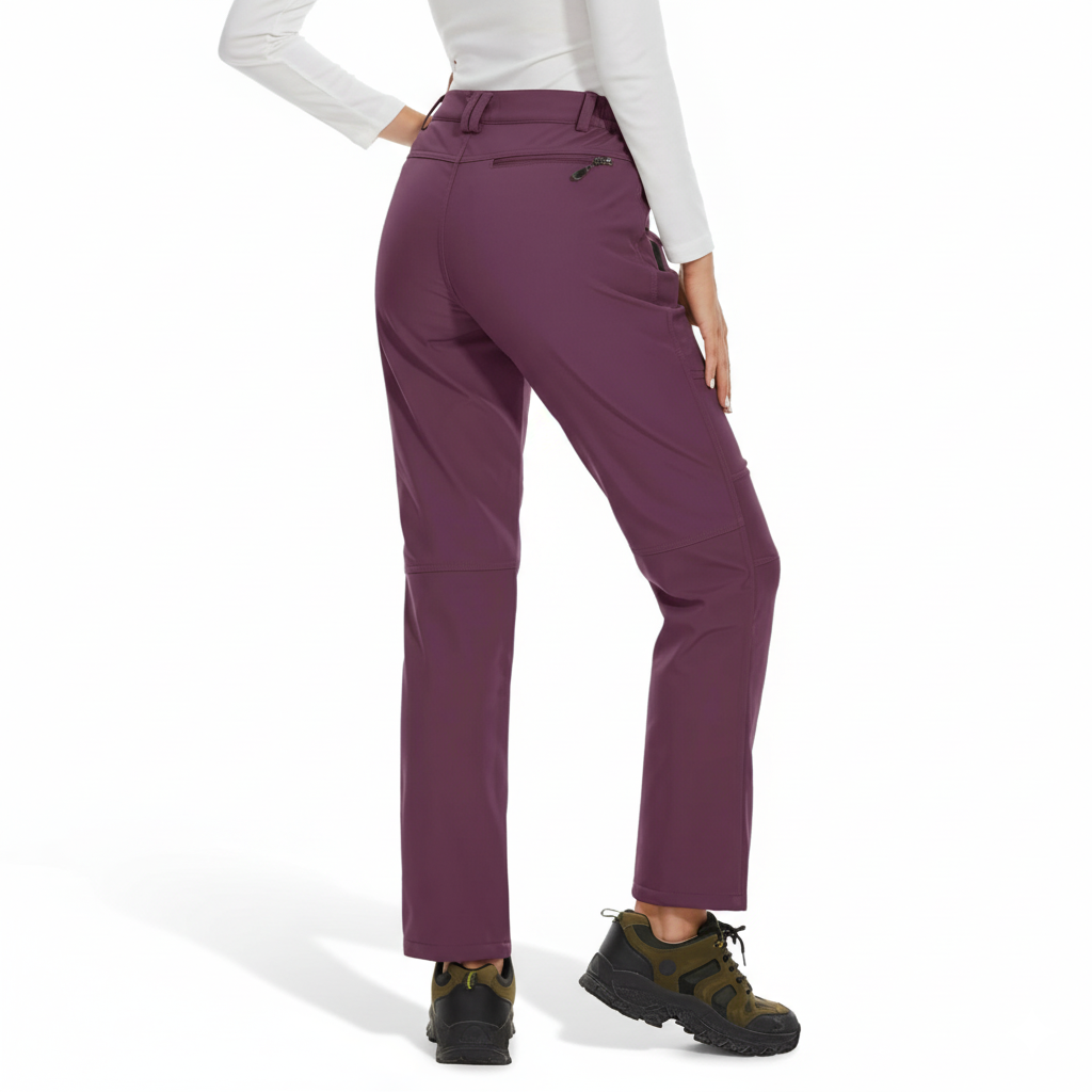 Women Softshell Winter Pants for Hiking and Snow Sports