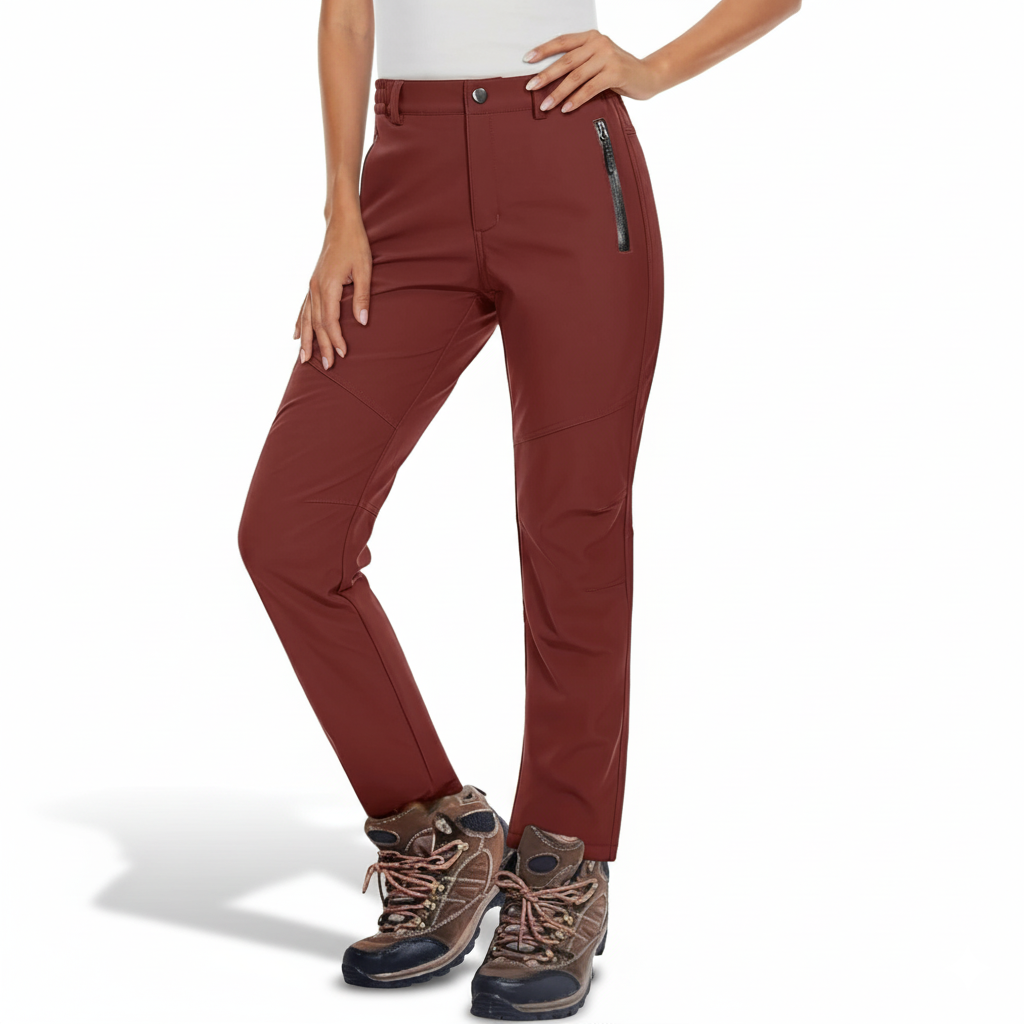 Women Softshell Winter Pants for Hiking and Snow Sports