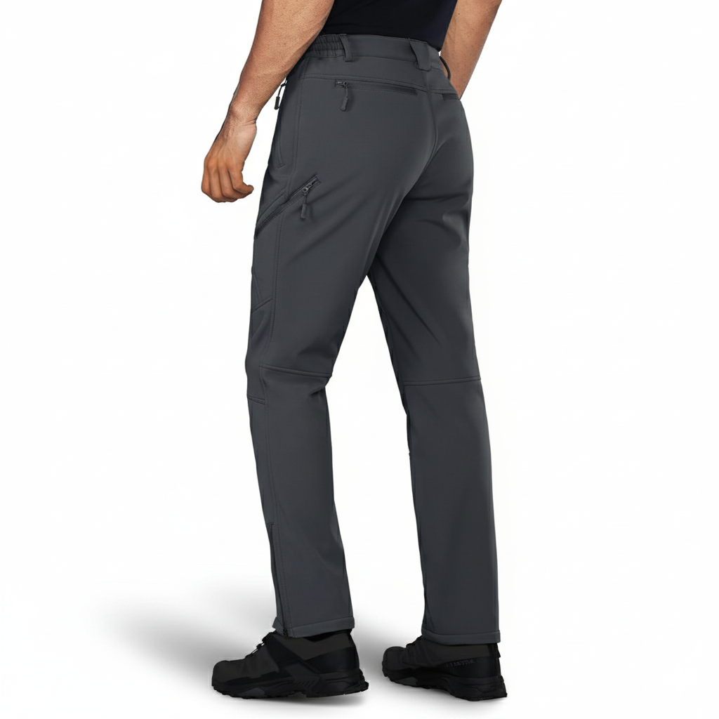 Mens Softshell Fleece Lined Winter Ski PantsFleece Lined Softshell Pants For Men For Winter Hiking And Ski Trips - Image 18