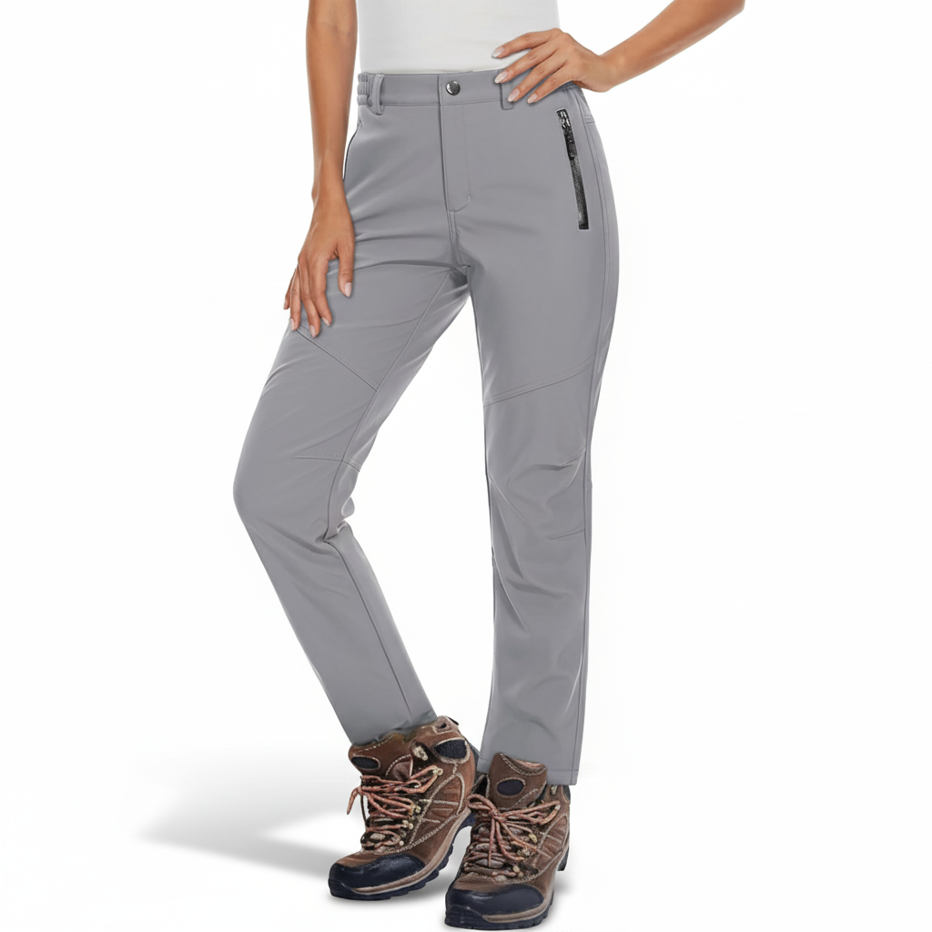 Women Softshell Winter Pants for Hiking and Snow Sports