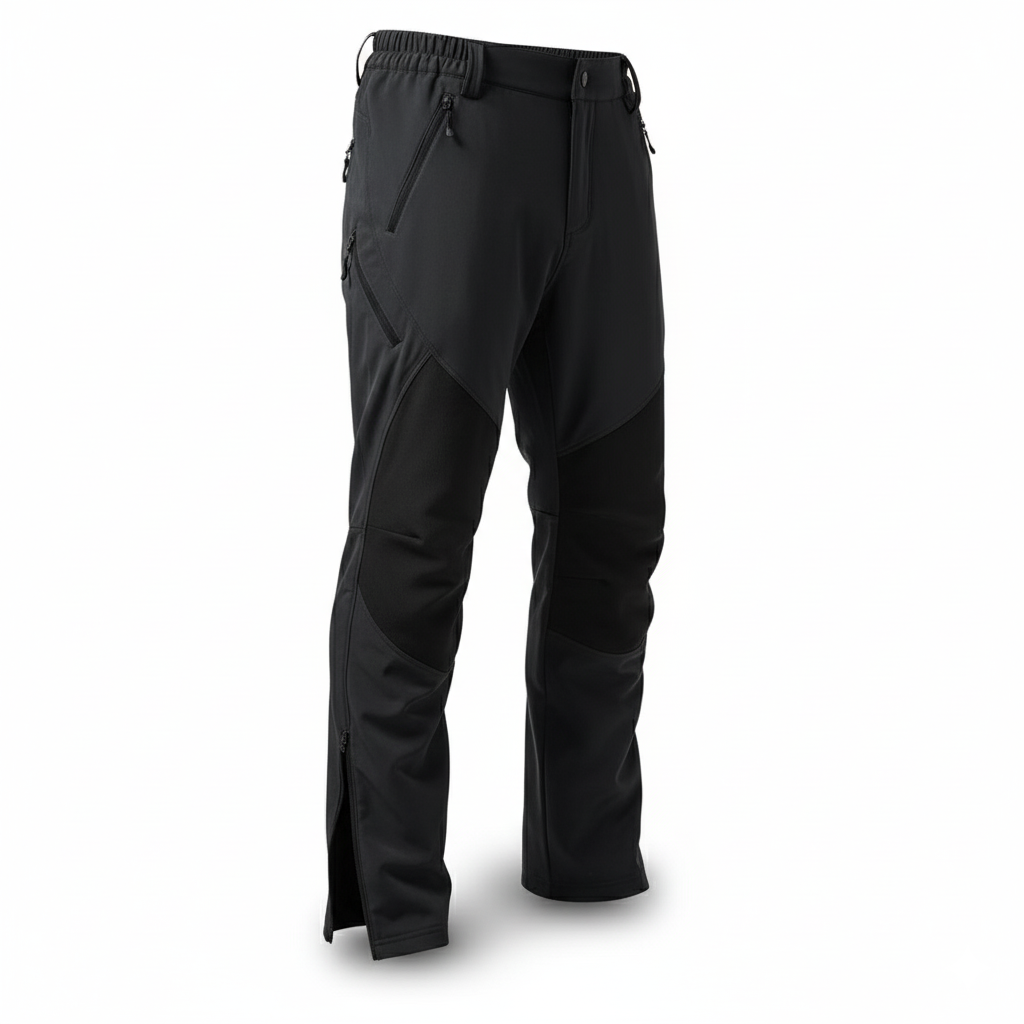 Men Fleece Lined Waterproof Snow Pants