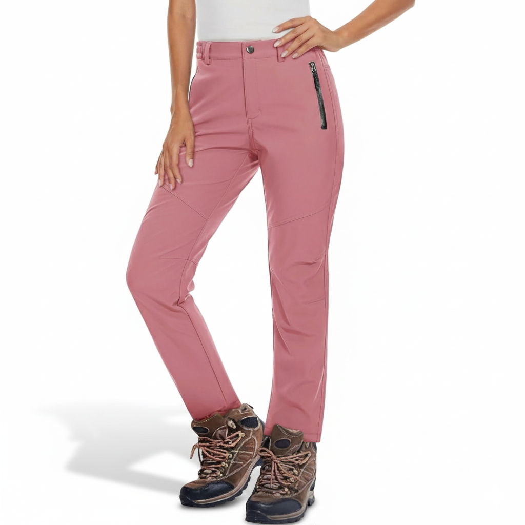 Women Softshell Winter Pants for Hiking and Snow Sports