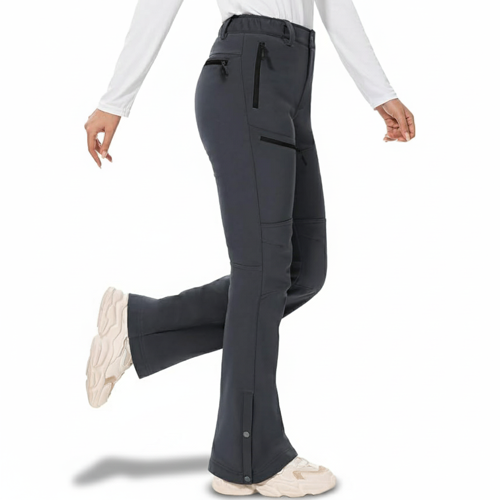 Winter Waterproof Fleece Lined Ski Pants For Women