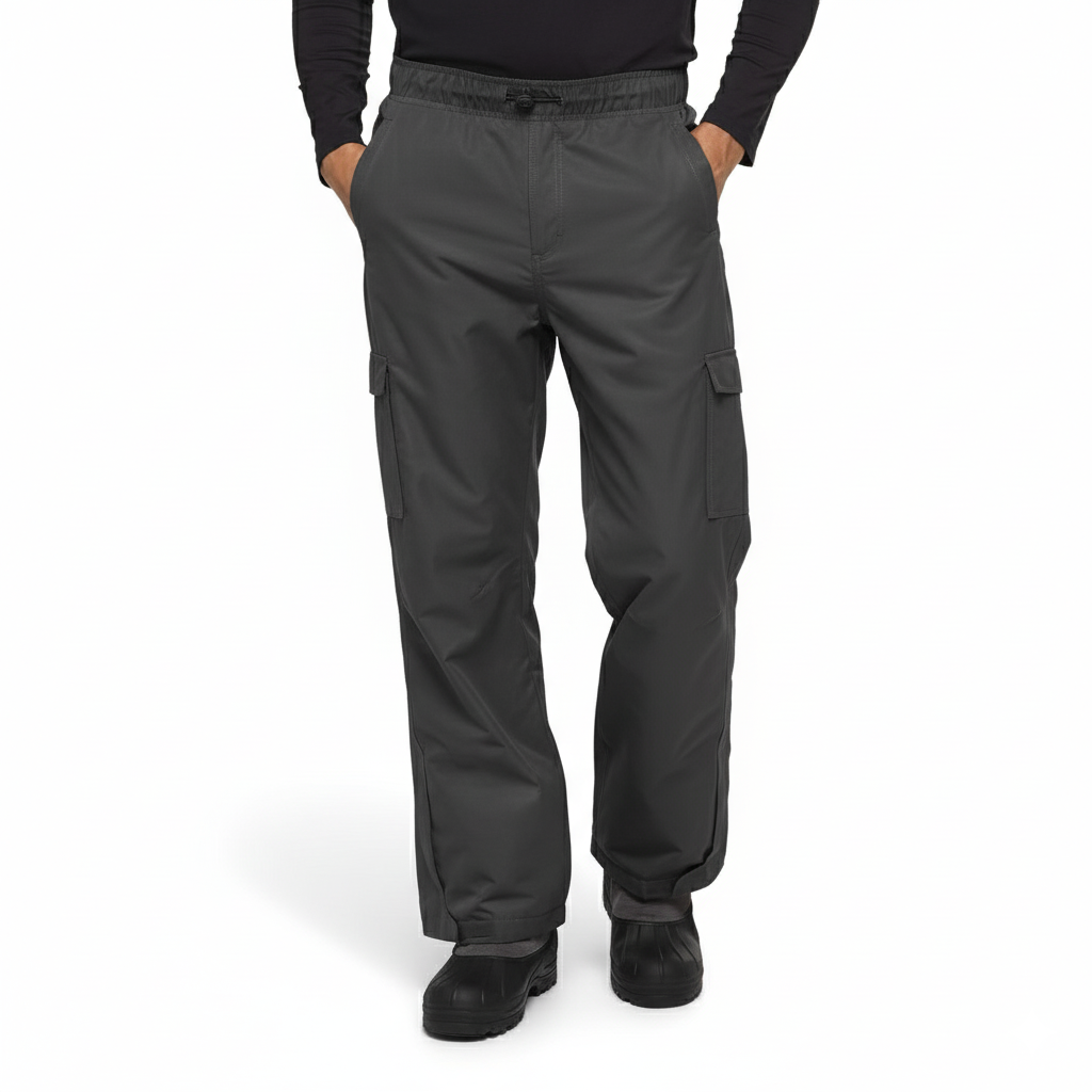 Men Fleece Lined Cargo Snow PantsFleece Lined Cargo Snow Pants For Men - Image 6