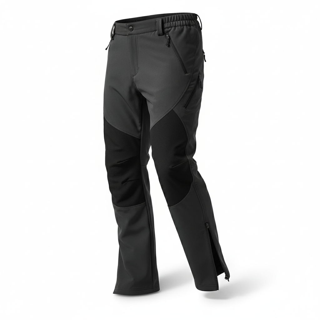 Men Fleece Lined Waterproof Snow Pants