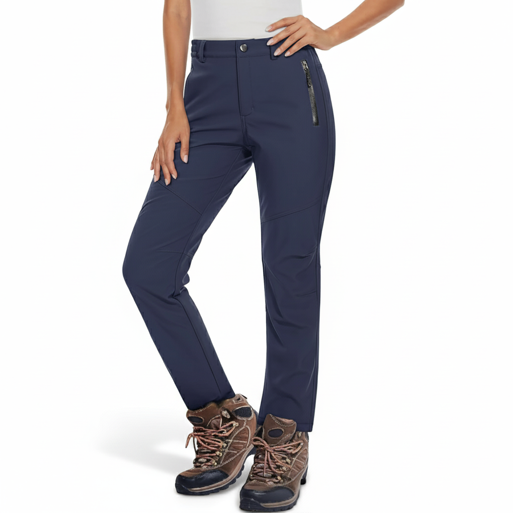 Women Softshell Winter Pants for Hiking and Snow Sports