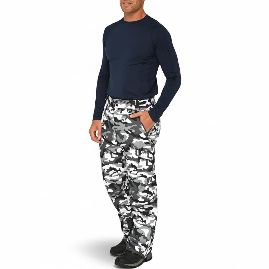 Men Snow Cargo Pants
