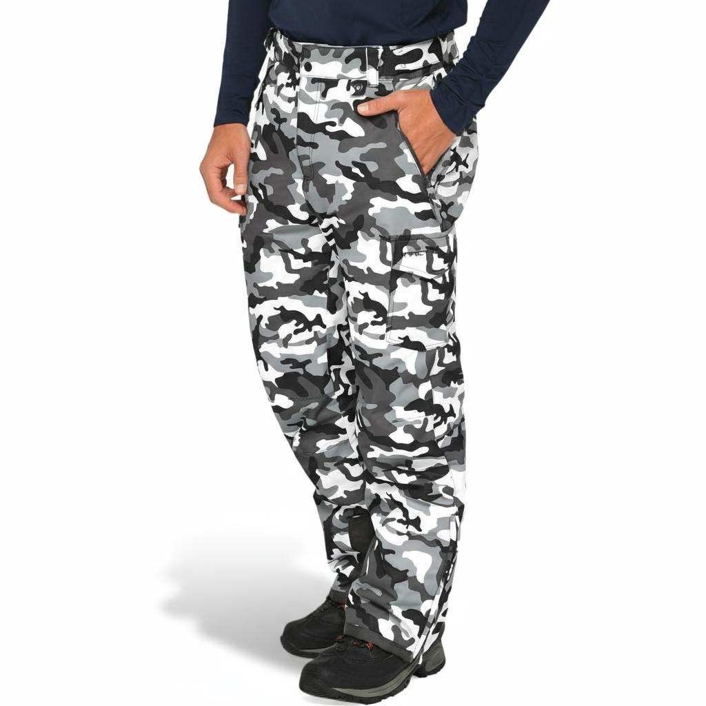 Men Snow Cargo Pants