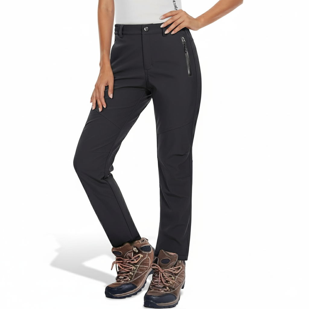 Women Softshell Winter Pants for Hiking and Snow Sports