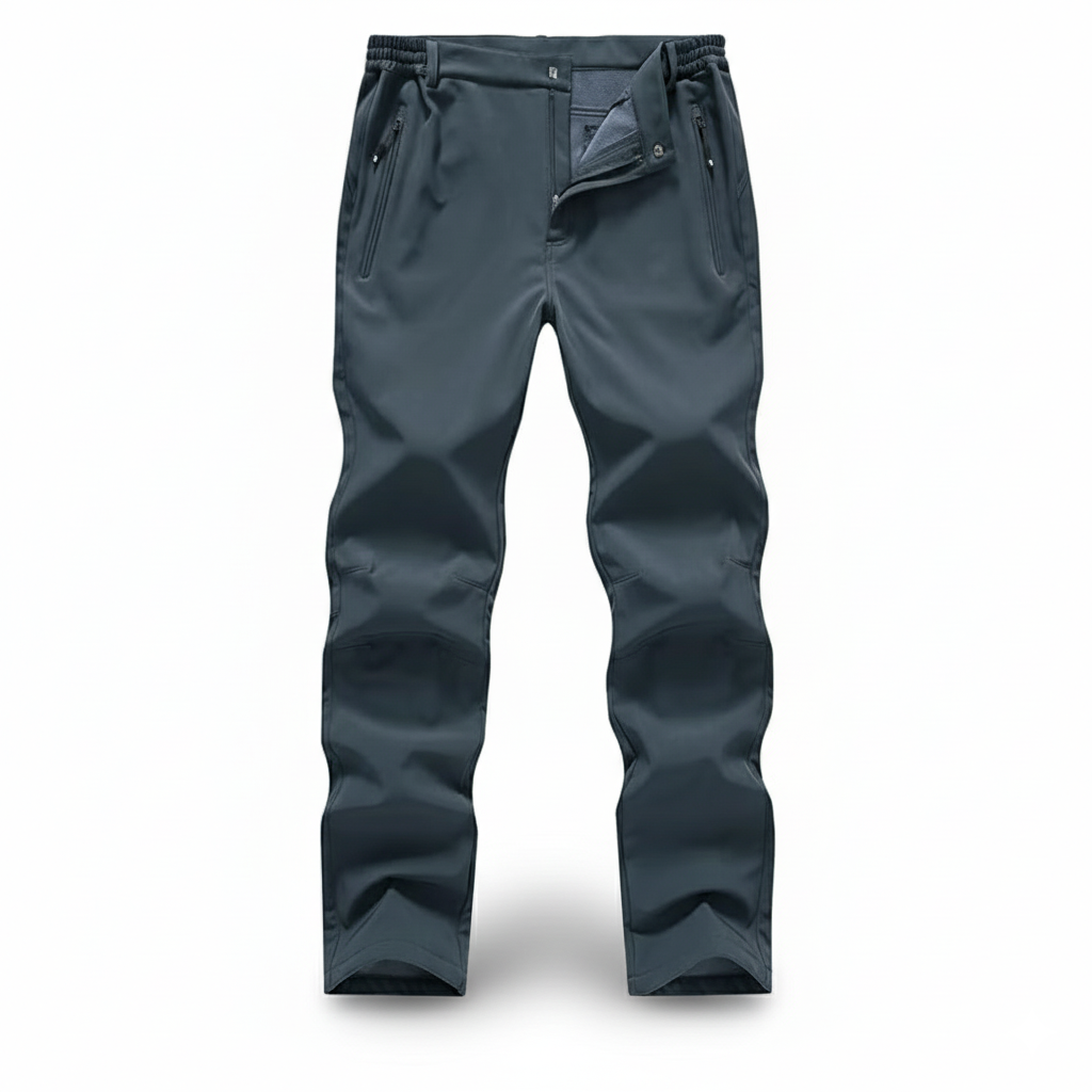 Men Windproof Softshell Snow PantsWindproof Softshell Snow Pants For Men - Image 3