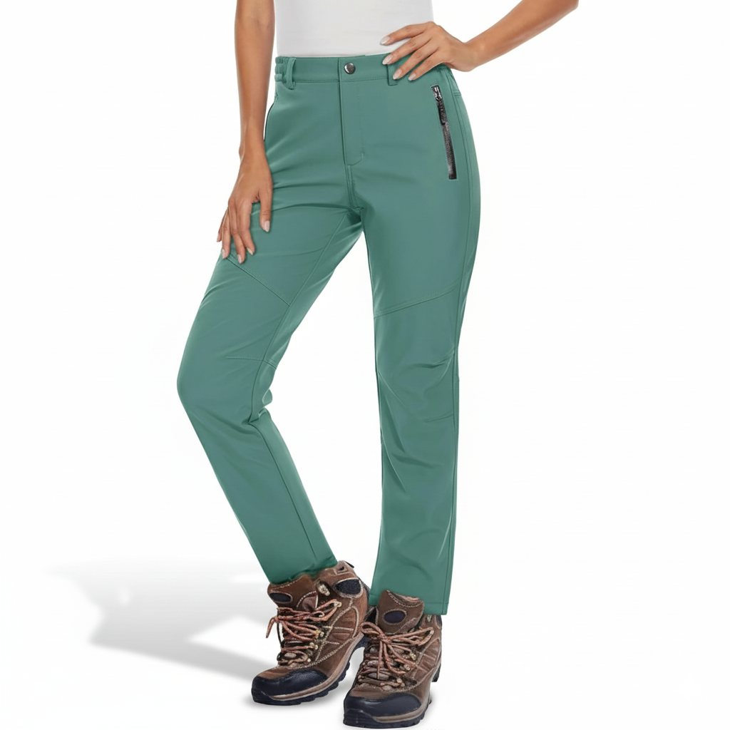 Women Softshell Winter Pants for Hiking and Snow Sports