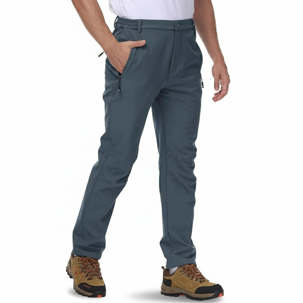 Men Windproof Softshell Snow PantsWindproof Softshell Snow Pants For Men - Image 4