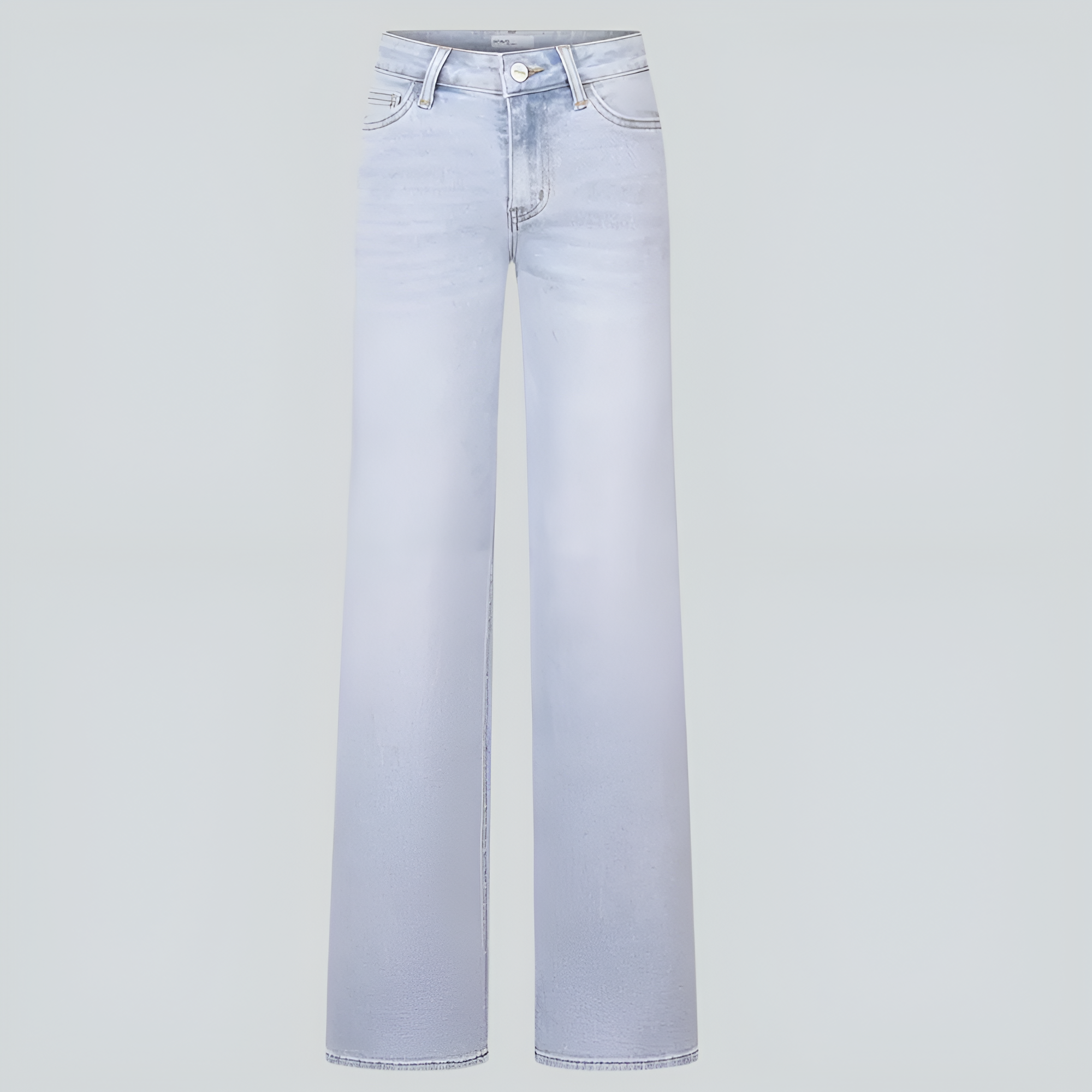 Loose Wide Fit Mid Rise Baggy Jeans For Women
