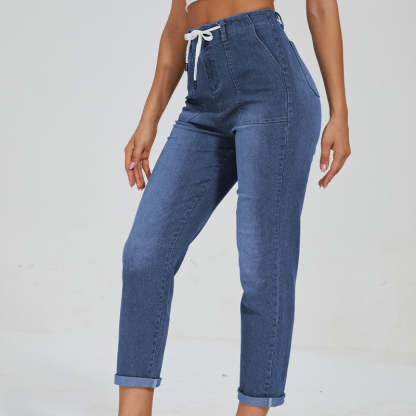 Comfy Denim Pull On Joggers-Legletic