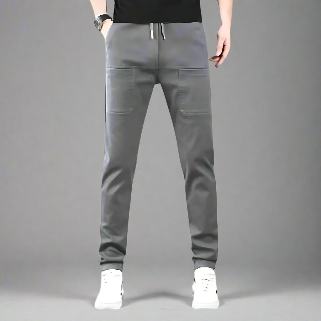 Quick Dry Stretch Cargo Pants With Multi  Pocket Design-Legletic