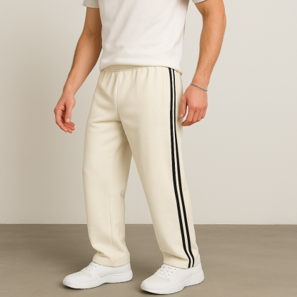 Double Stripe Lounge Pants For Comfortable Casual Wear-Legletic
