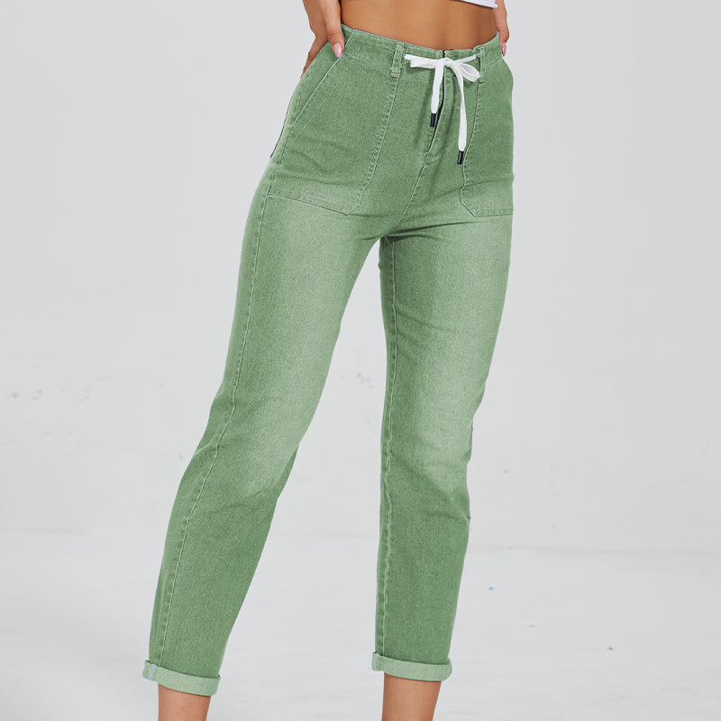 Comfy Pull On Denim Joggers-Legletic