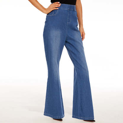 Stretch Flare Jeans-Legletic
