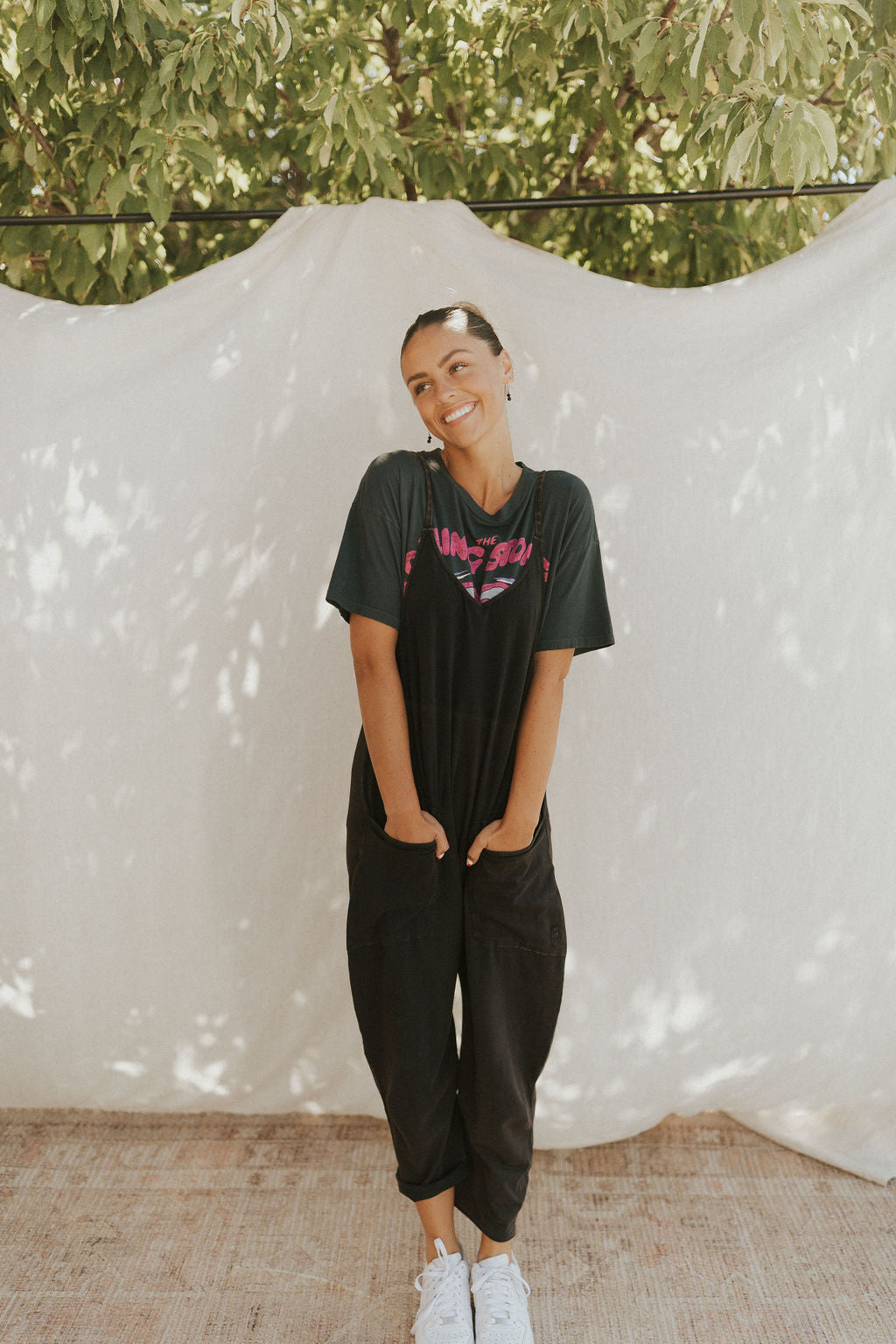Women's Casual Wide Leg Comfy Jumpsuit-Legletic