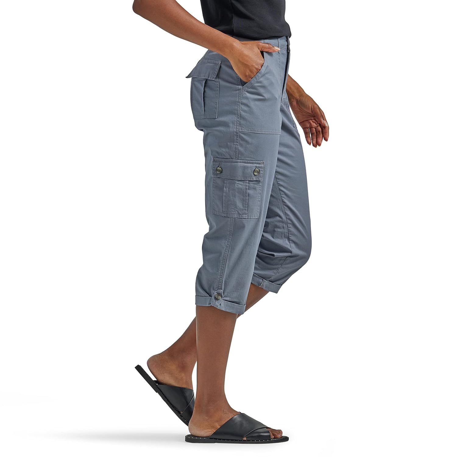 Comfy Cargo Capri Pants For Women