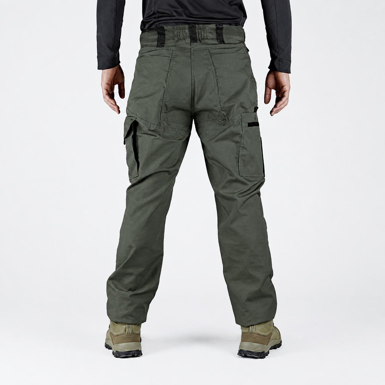 Solid Hiking Outdoor Work Tactical Seasonal Pants For Men