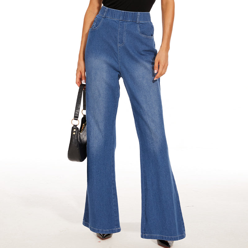 Stretch Flare Jeans-Legletic