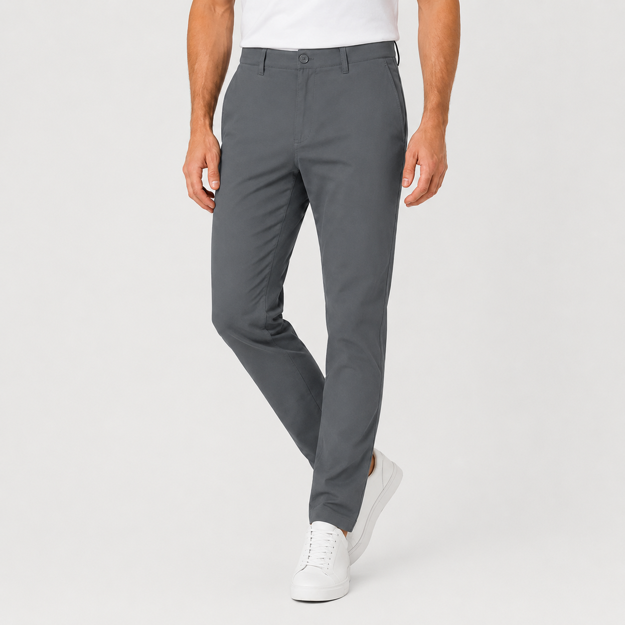 Slim Fit Stretch Everyday Chino Pants For Men