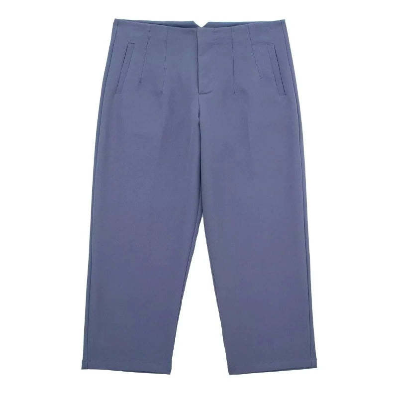Waist Zipper Fly Female Trousers-Legletic