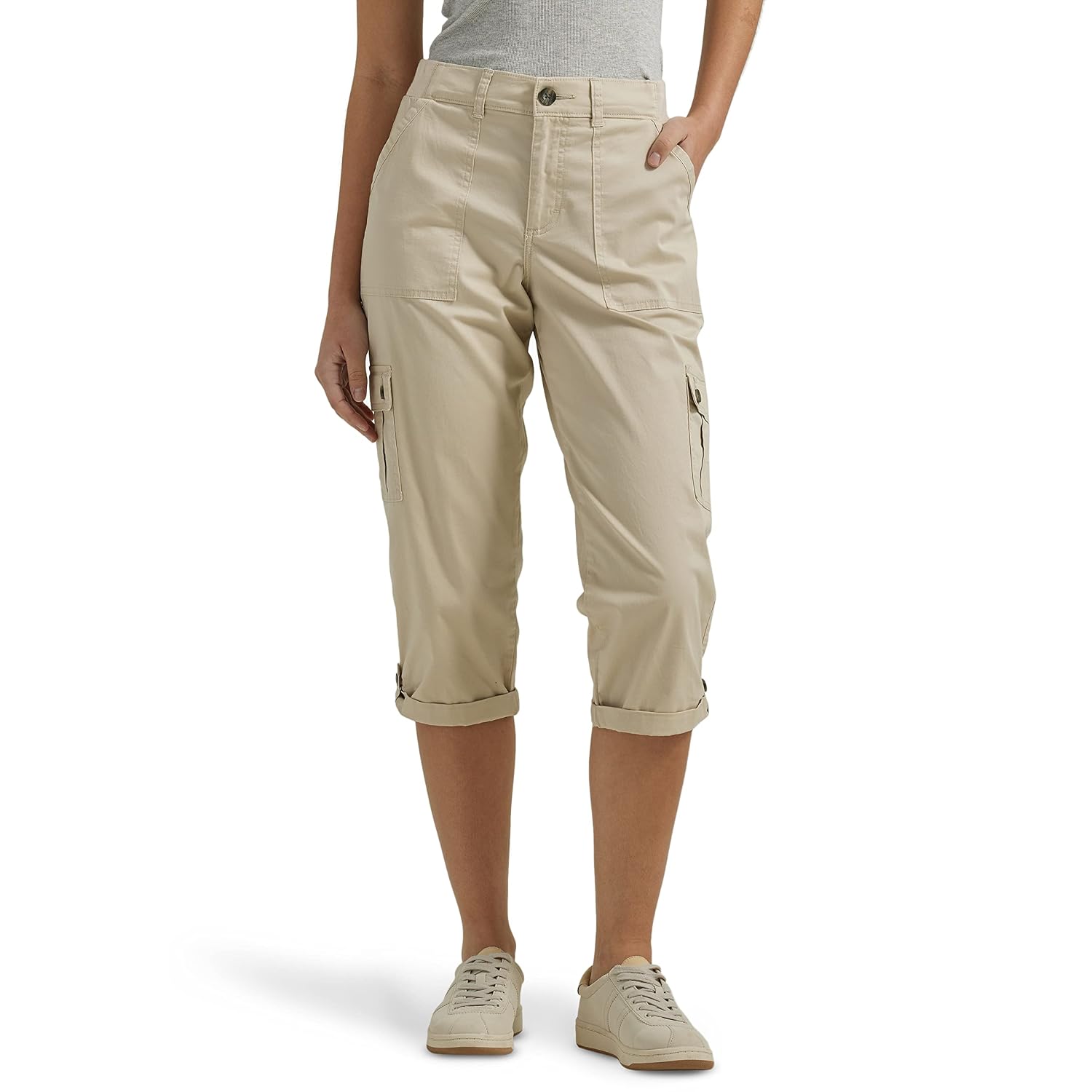 Comfy Cargo Capri Pants For Women