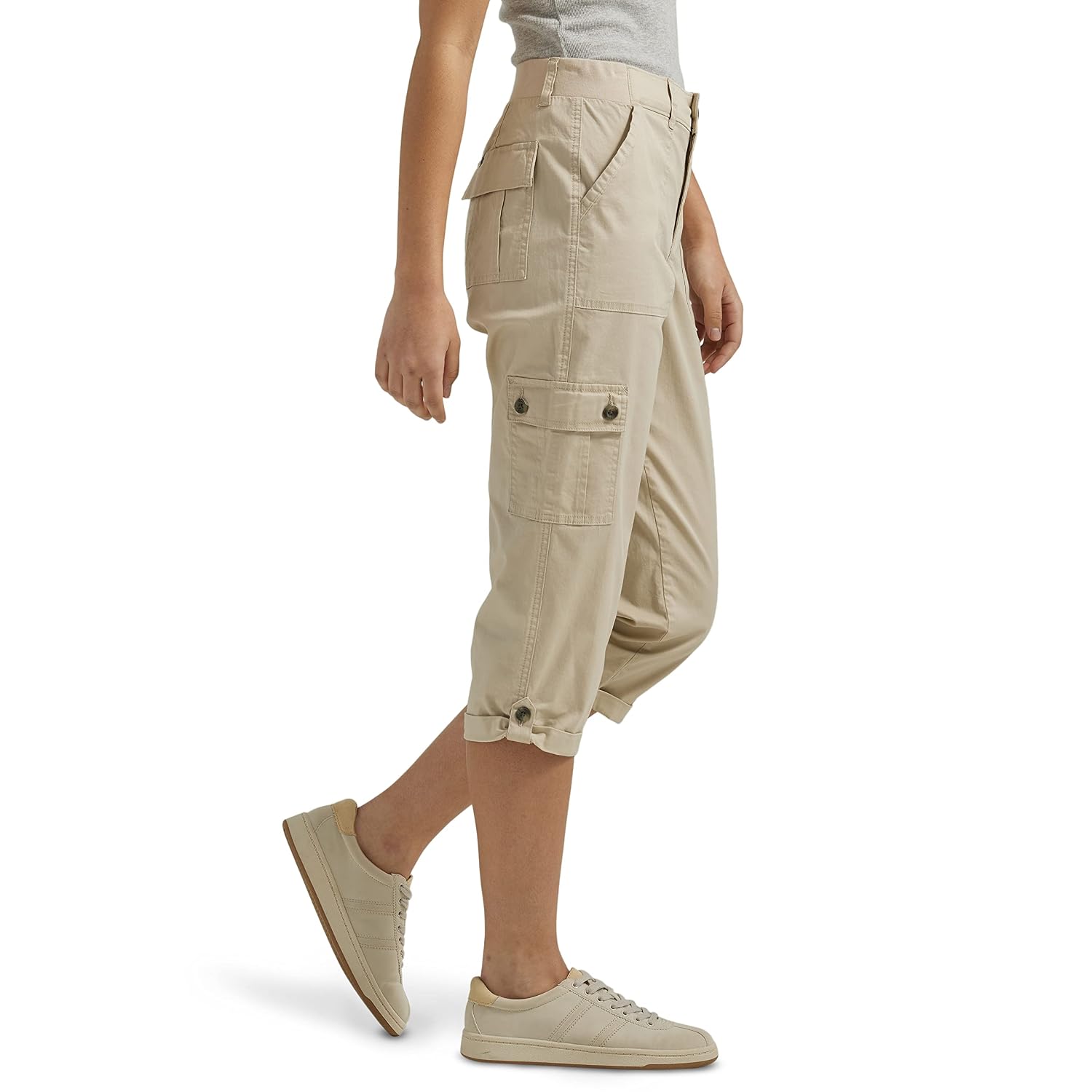 Comfy Cargo Capri Pants For Women