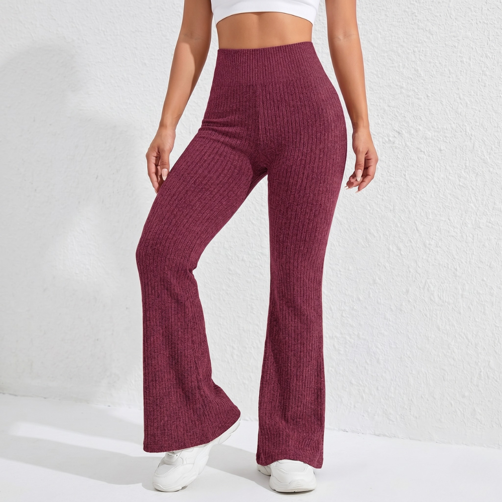 Women's Solid High Waist Sports Leggings,