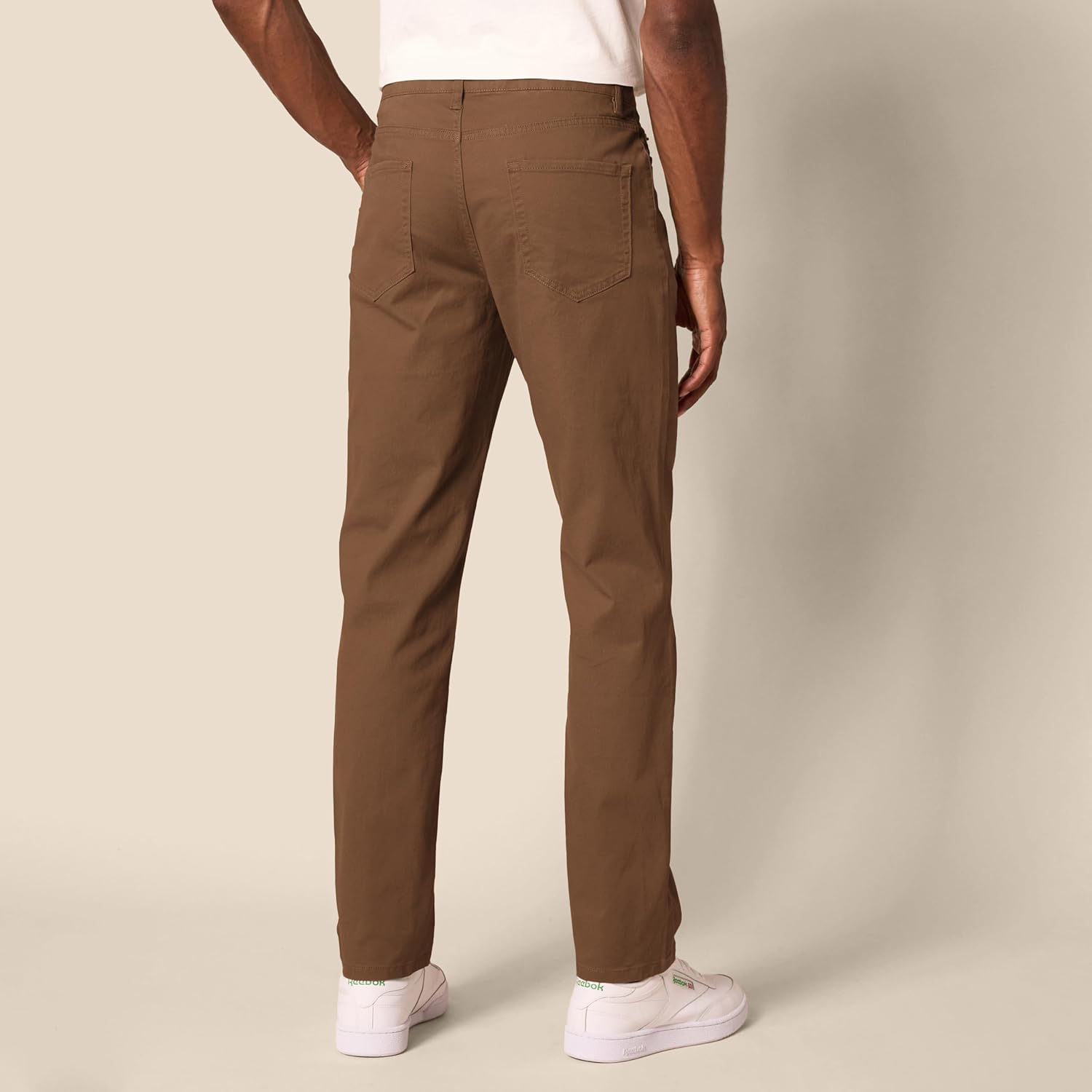 Straight Fit 5 Pocket Stretch Twill Pants