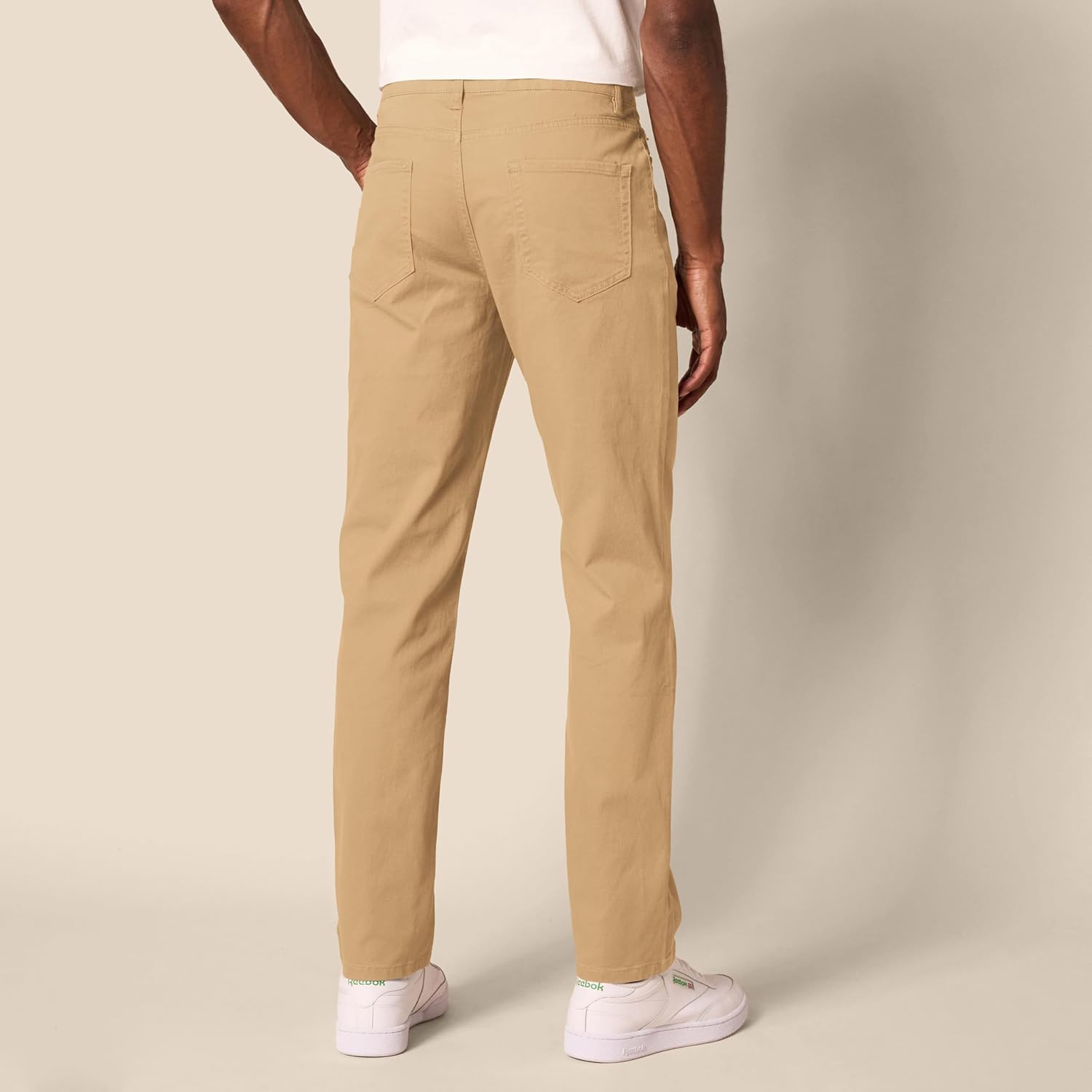 Straight Fit 5 Pocket Stretch Twill Pants