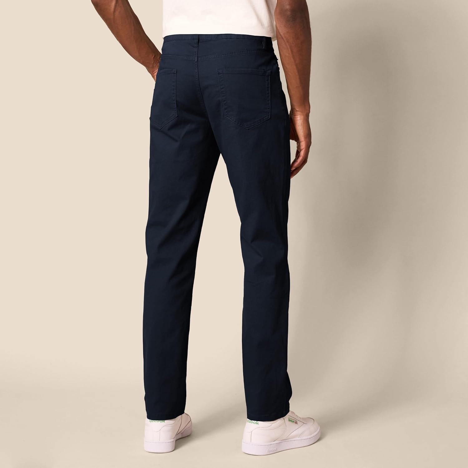 Straight Fit 5 Pocket Stretch Twill Pants