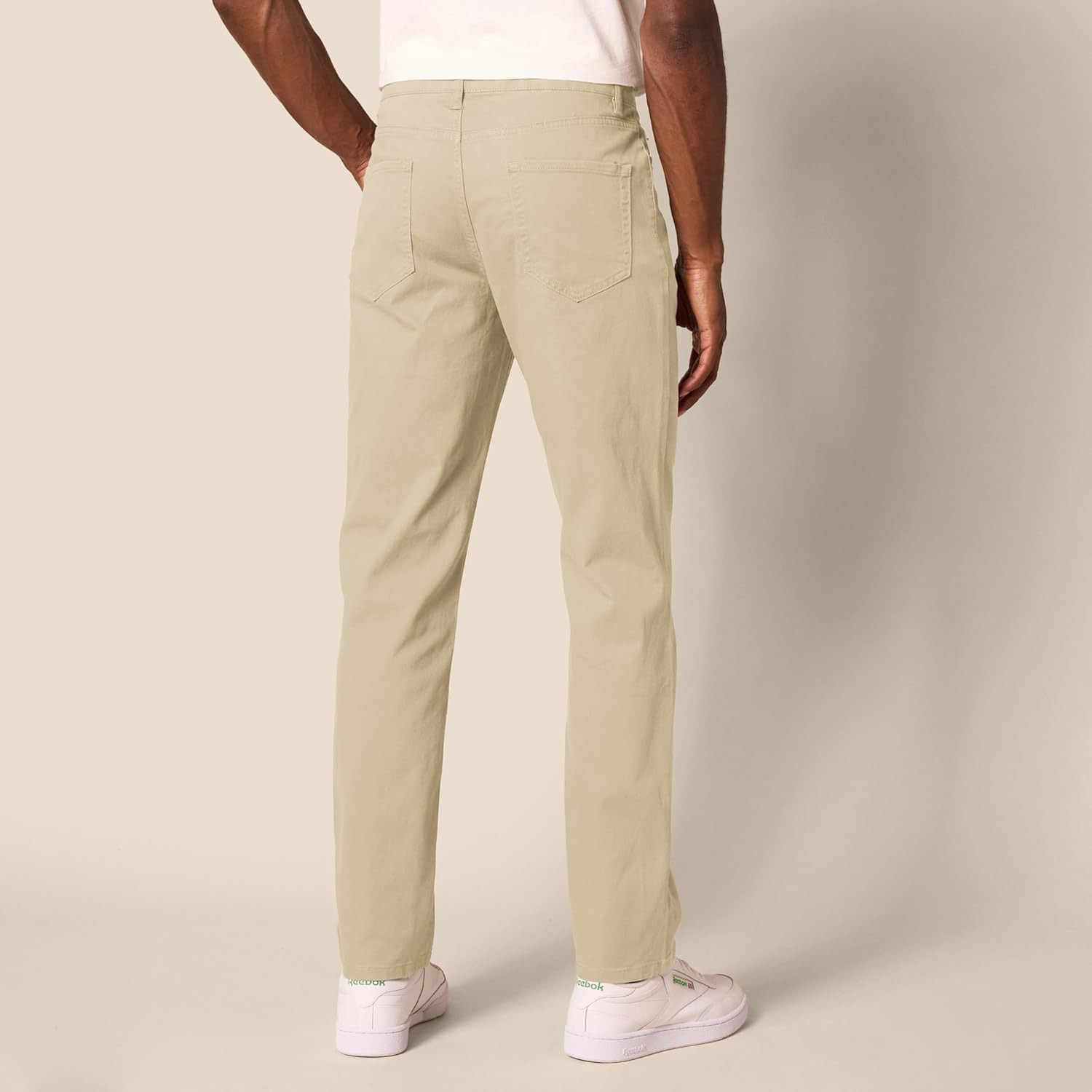 Straight Fit 5 Pocket Stretch Twill Pants