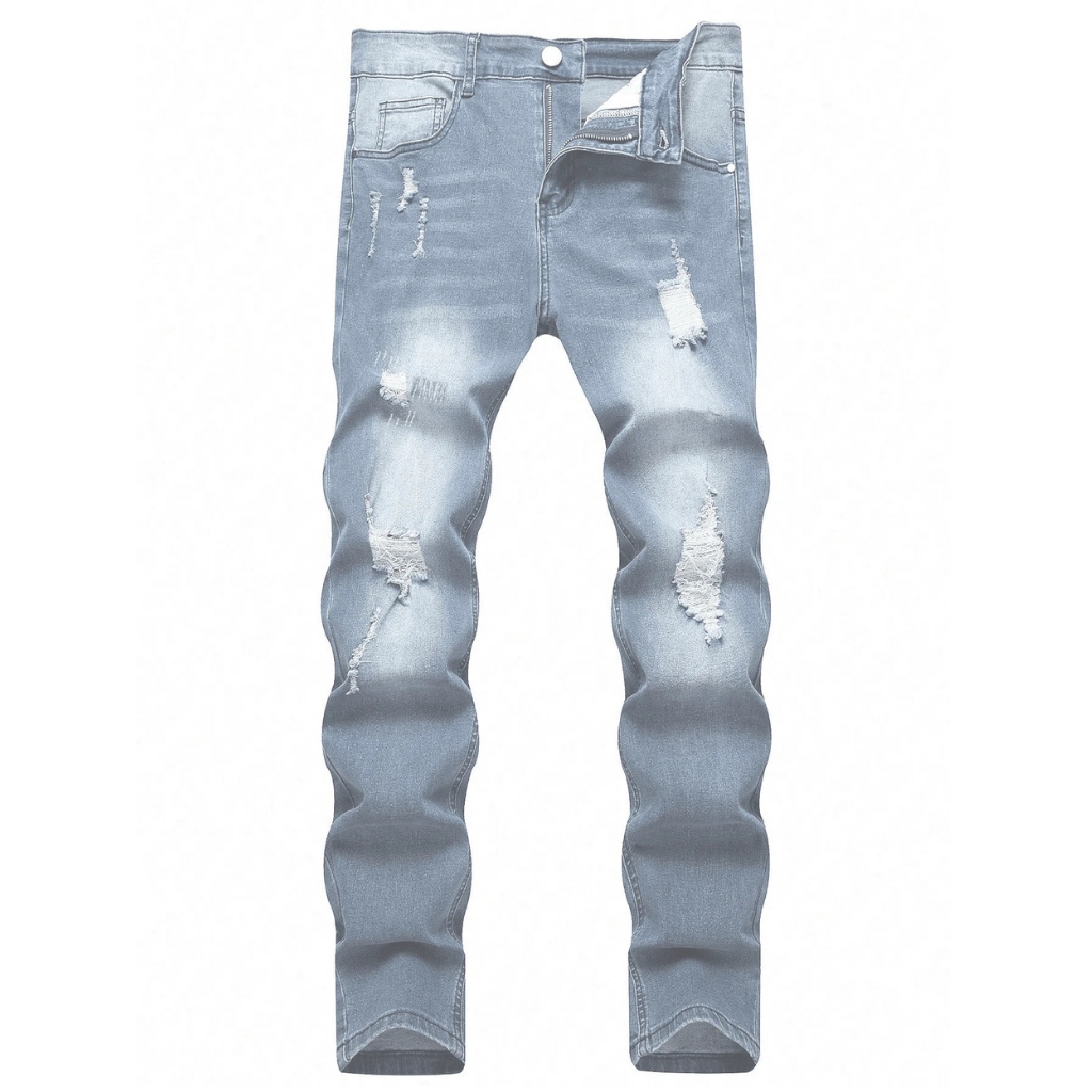 Casual Summer Streetwear Denim Jeans For Men