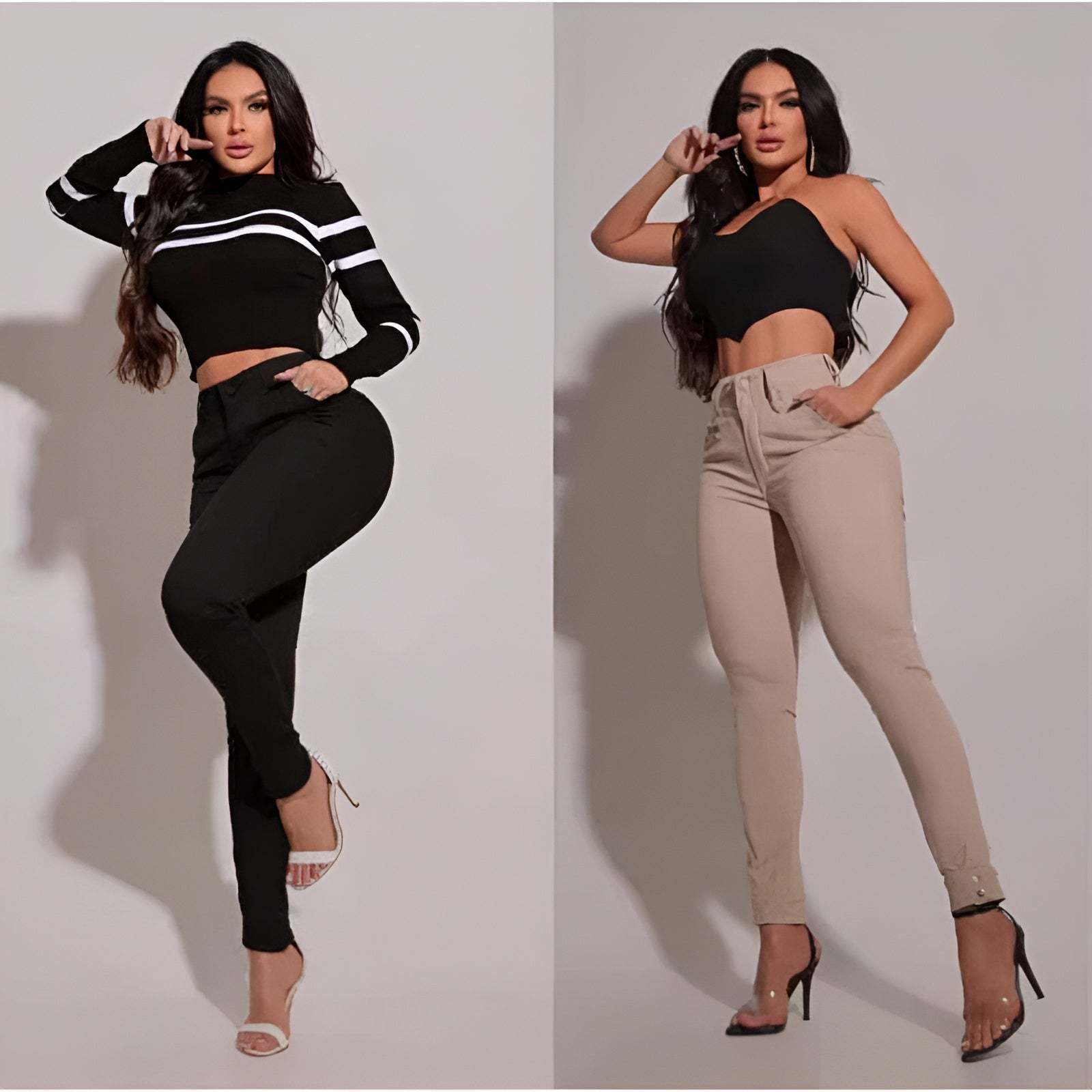 Two Pack Sculpting Jeans With Curve Enhancing Fit-Legletic