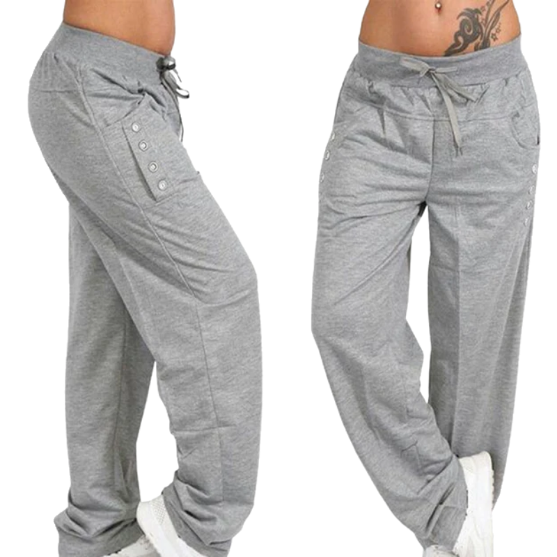 Casual High Waist Oversized Loose Leggings Sports Pants-Legletic
