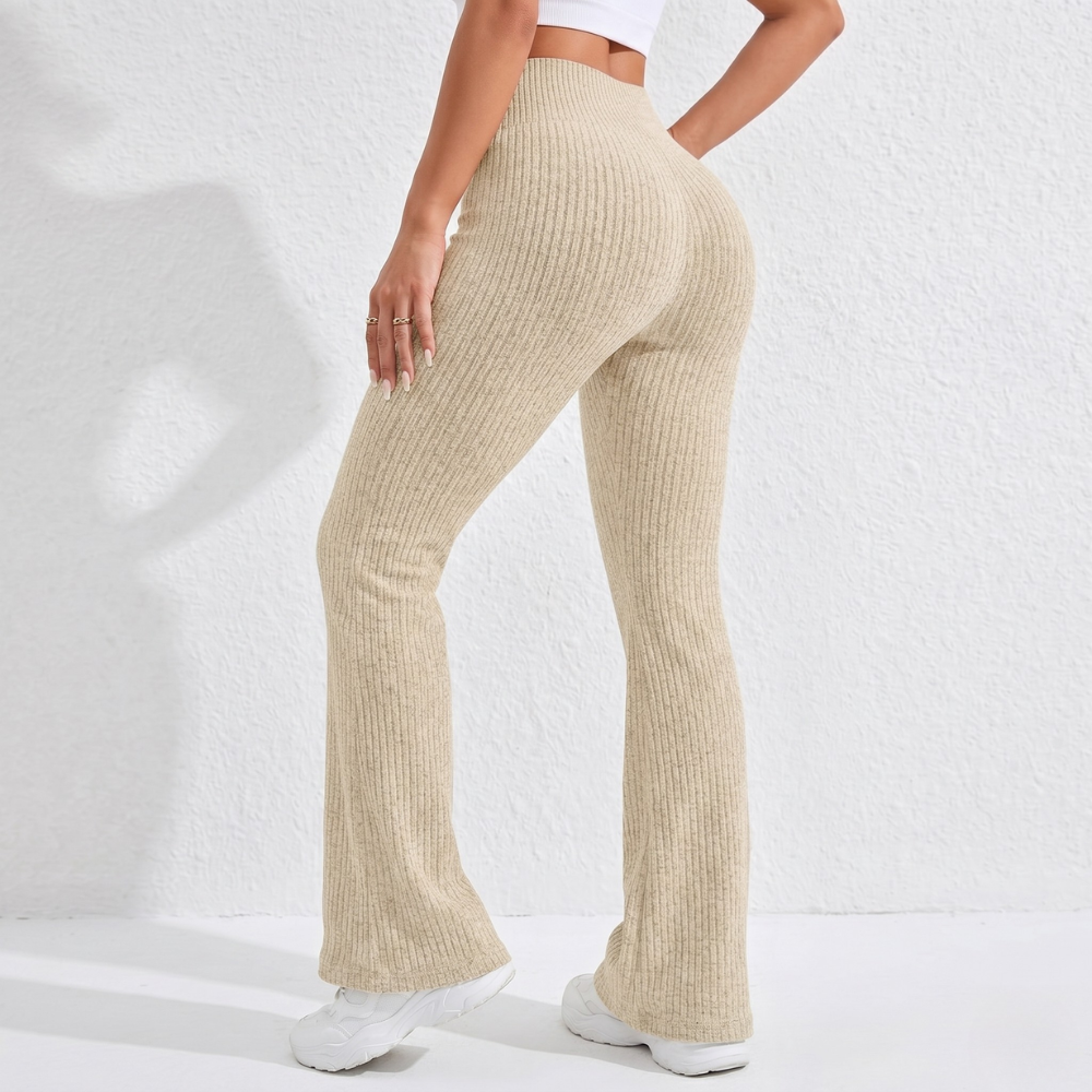 Women's Solid High Waist Sports Leggings,