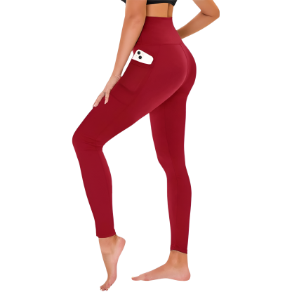 Stretchy Workout Leggings For Women With Pockets