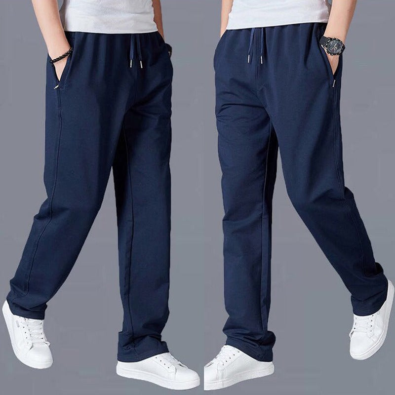 Men's Knit Oversized Sportswear Jogging Sweatpants-Legletic